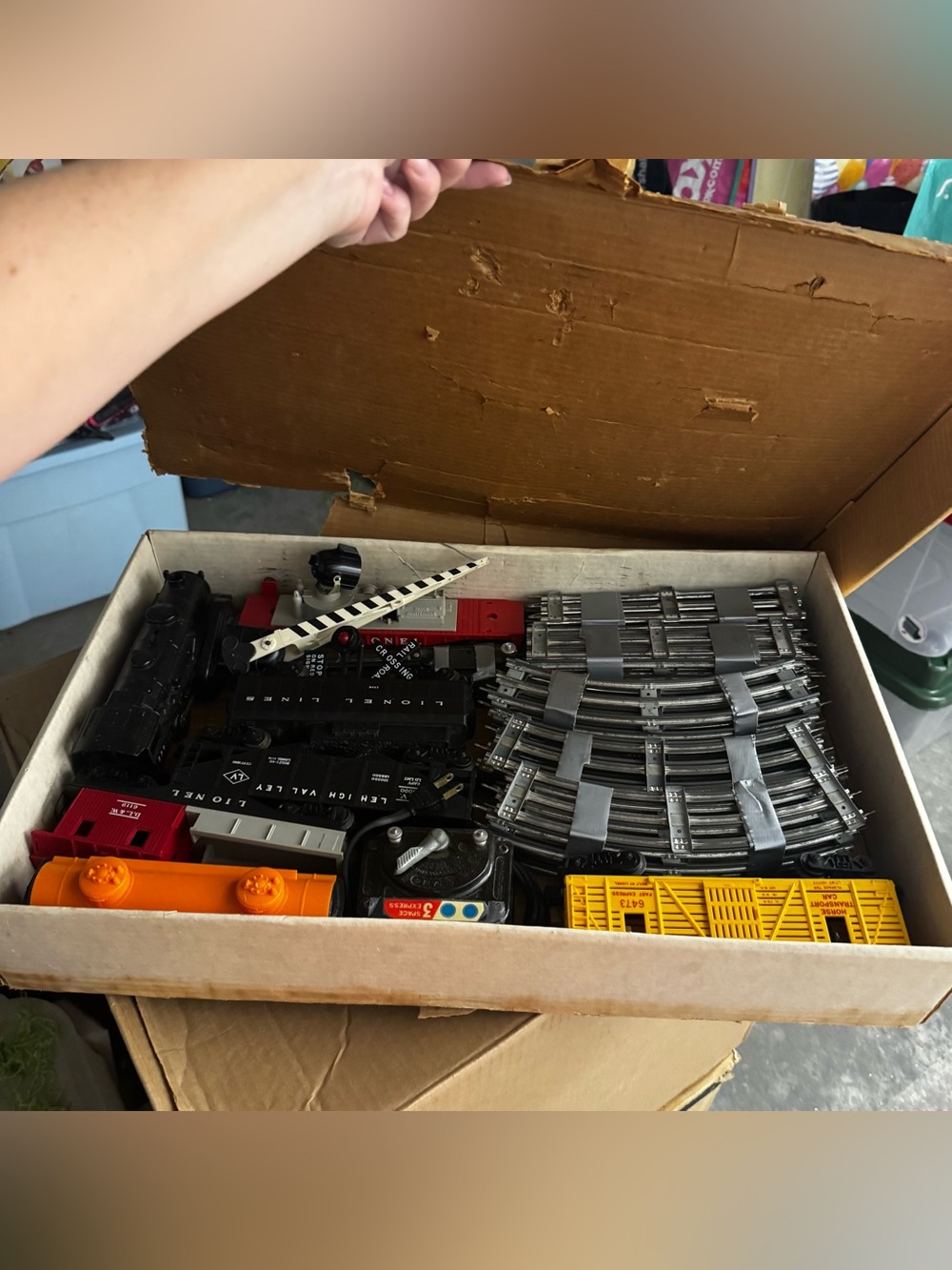 Vintage Lionel No. 11550 6 Unit Steam Freight Train Set